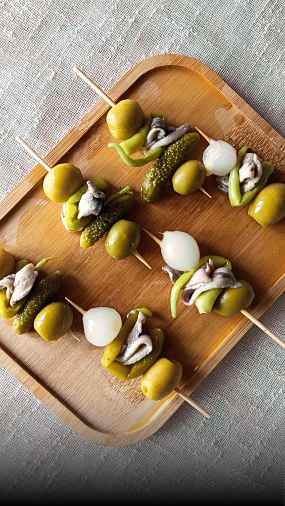 Gildas con aceite de oliva virgen extra